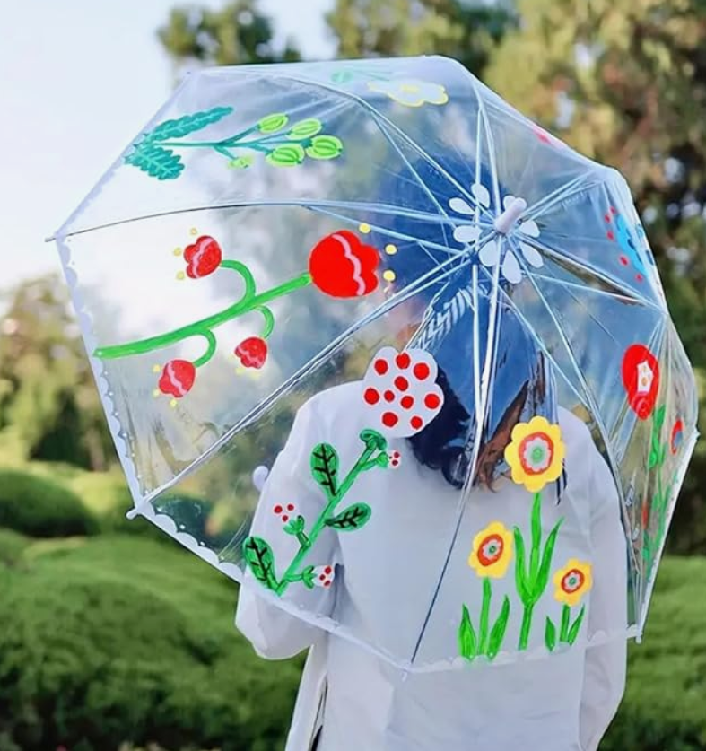 Pictură pe umbrelă